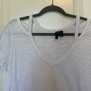 Anthropology sassy white shirt